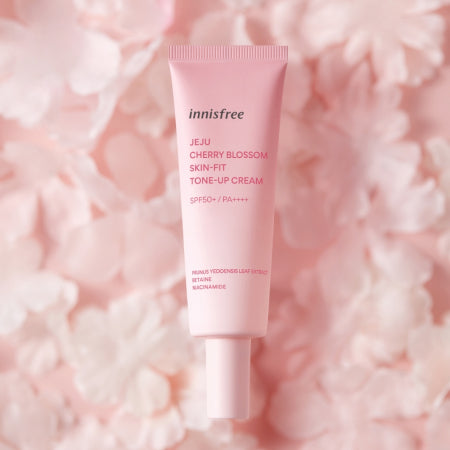 Jeju Cherry Blossom Skin-Fit Tone-Up Cream SPF 50+ / PA++++ (50ml)