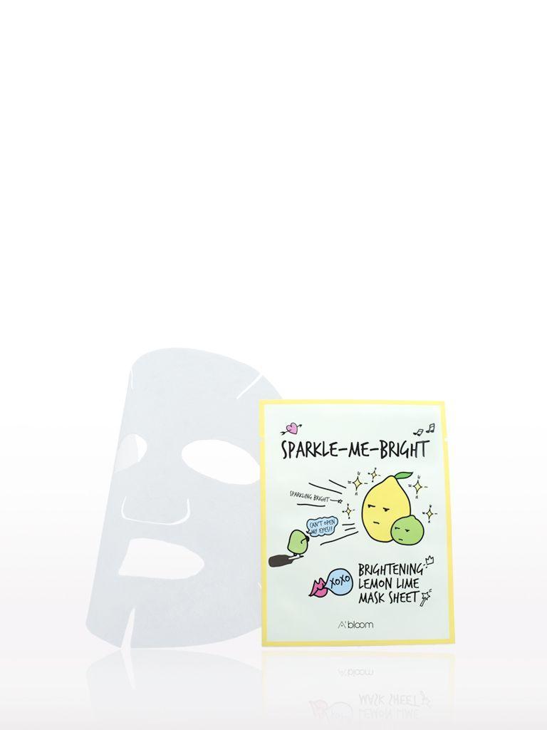 Sparkle-Me-Bright Brightening Lemon Lime Mask (1 Sheet) A'BLOOM 